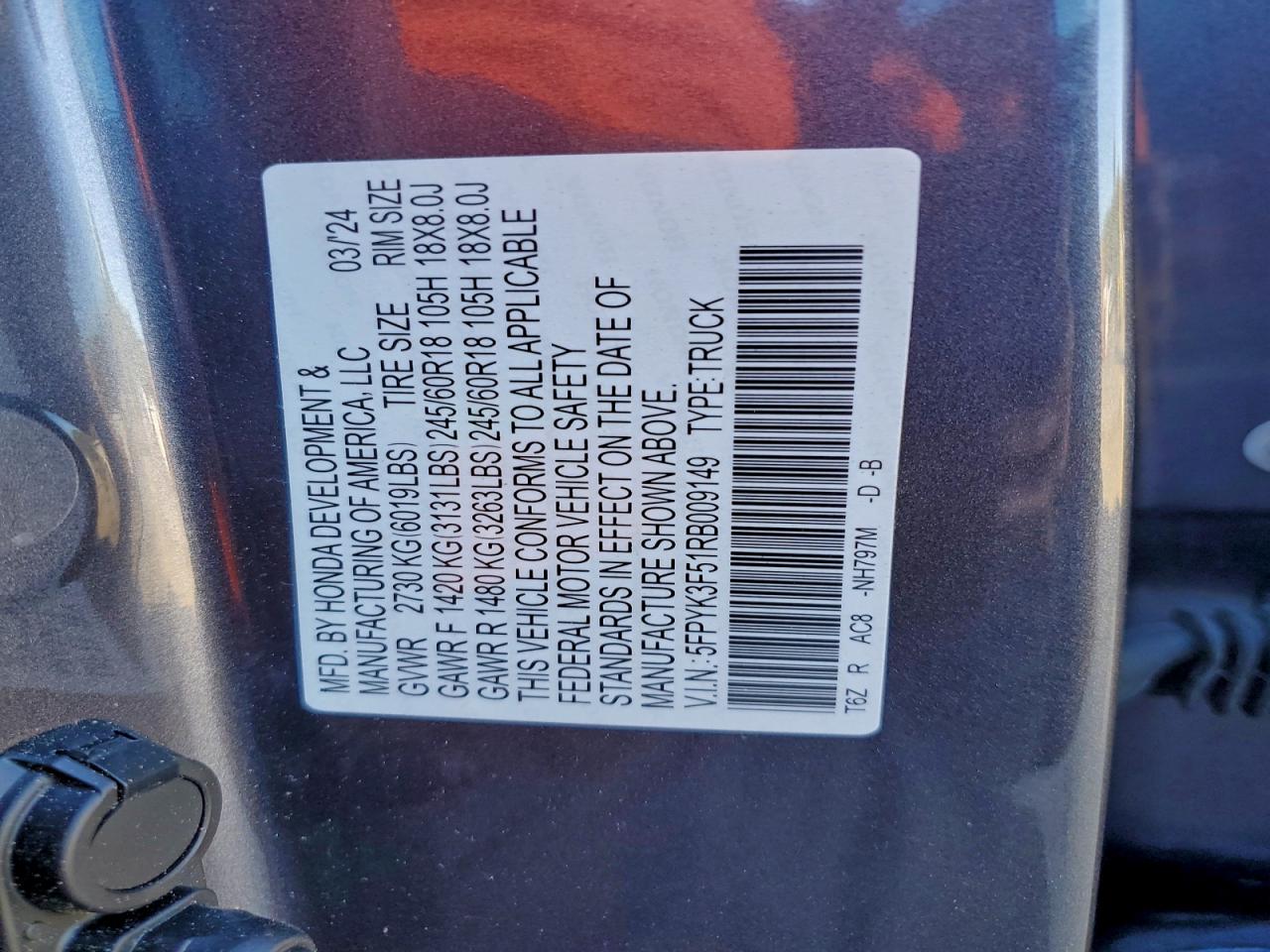 Honda Ridgeline Rtl Image 10