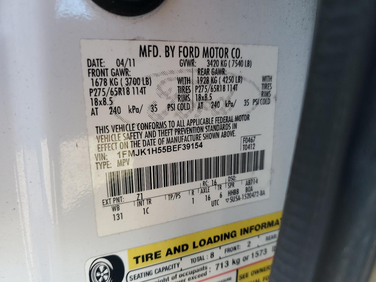 Ford Expedition El Xlt Image 9