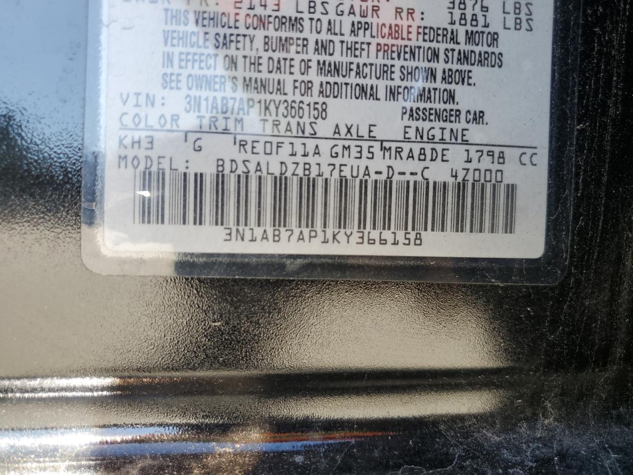 Nissan Sentra S Image 9