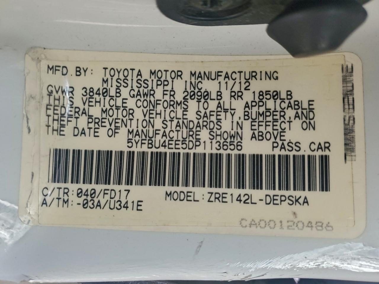 Toyota Corolla Base Image 13