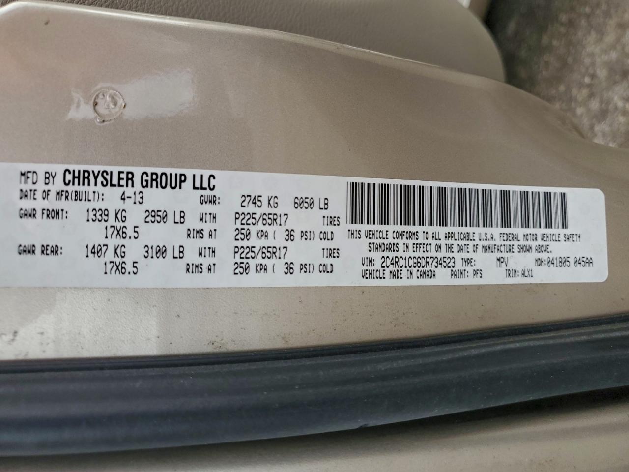 Chrysler Minivan Touring L Image 7